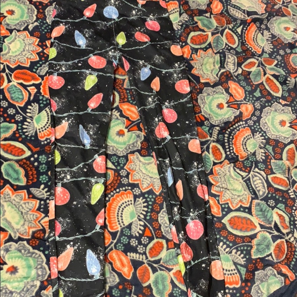 christmas lights leggings